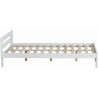 Xiamen Wooden Bed White center legs