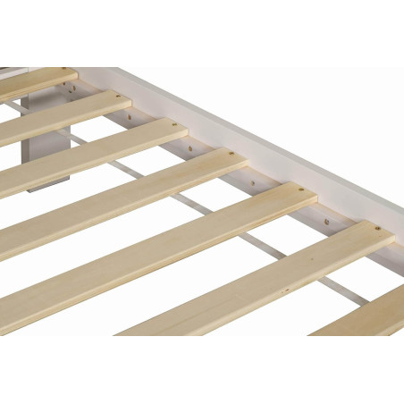 Xiamen Wooden Bed White wooden slats