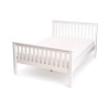 Devon Kingsize 5ft Wooden Bed Frame White footend
