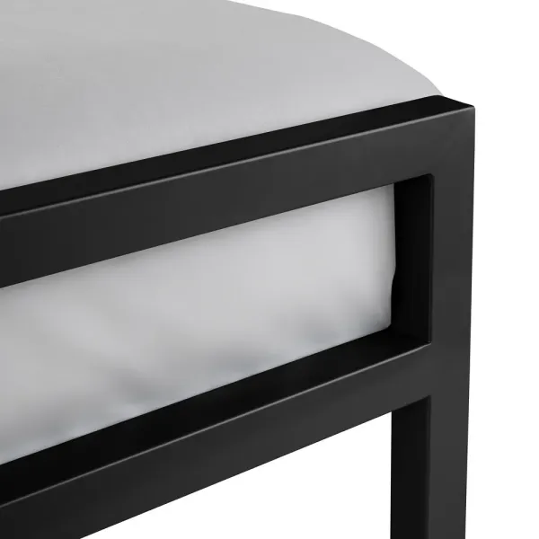 Upgrade Your Bedroom with Home Divine's Soto Metal Bed in Satin Black Finish