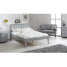 Kingston Small Double 4ft Wooden Bed Frame Grey front
