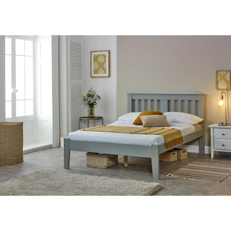 Kingston Kingsize 5ft Wooden Bed Frame Grey