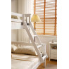 Hannah Bunk Bed White ladder