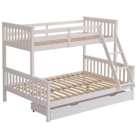 Hannah Bunk Bed White without mattress