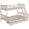 Hannah Bunk Bed White without mattress