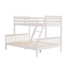 Hannah Bunk Bed White without mattress side view