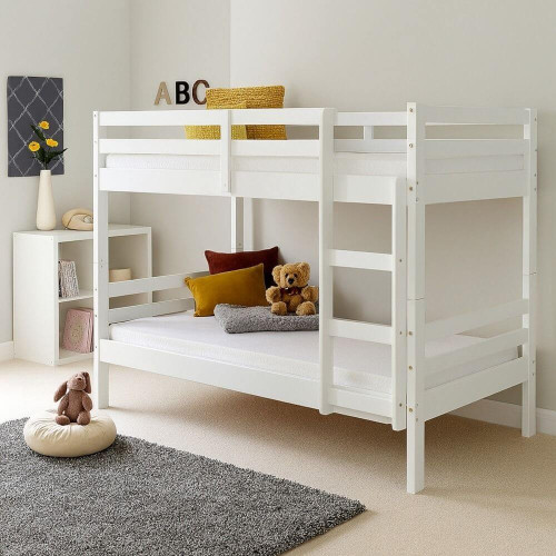 Durham Wooden Bunk Bed White