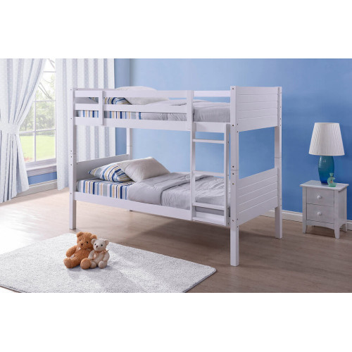 Bedford White Wooden Bunk Bed