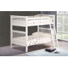 Oxford Single Wooden Bunk Bed White