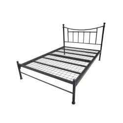 Bristol Metal Bed Frame Black without mattress