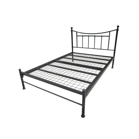 Bristol Metal Bed Frame Black without mattress