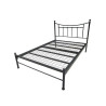 Bristol Metal Bed Frame Black without mattress