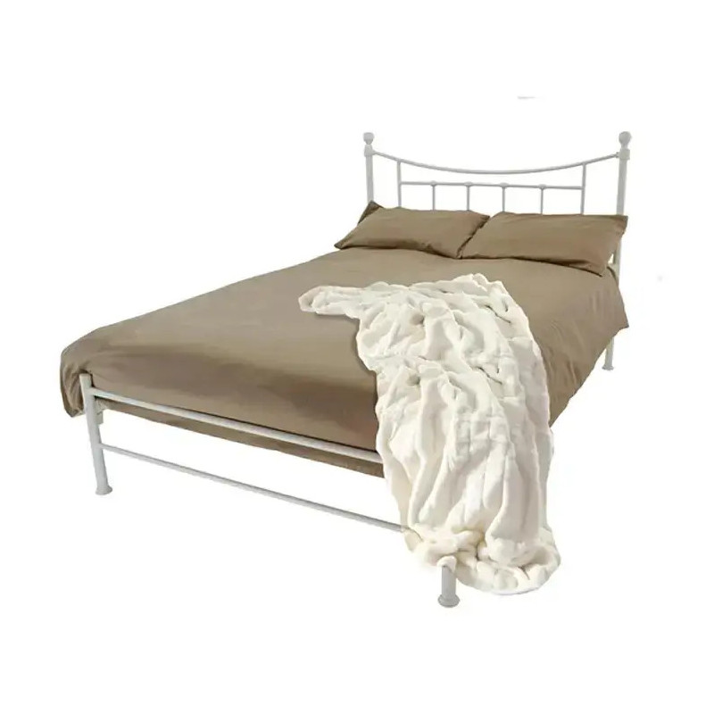 Bristol Metal Bed Frame Ivory