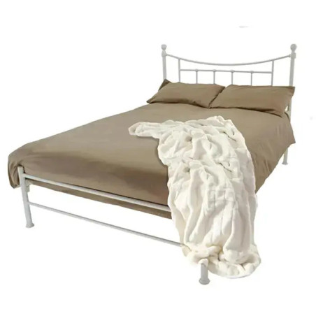 Bristol Metal Bed Frame Ivory