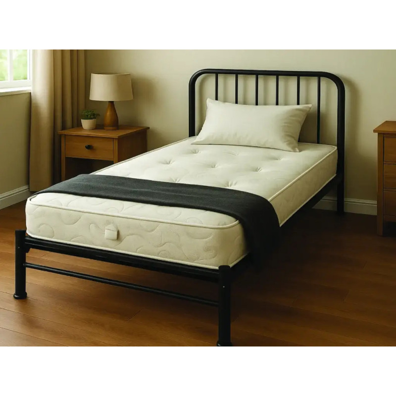 Buster Metal Bed Frame Black