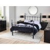 Cambridge Metal Bed Frame in Black/Chrome