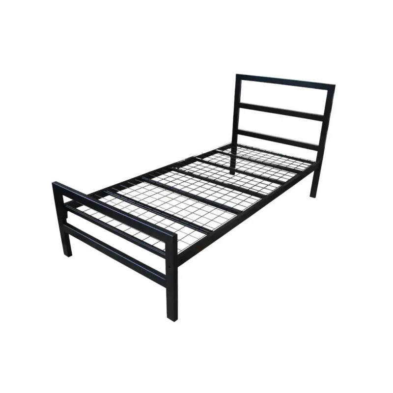 Eaton Metal Bed Frame Black single