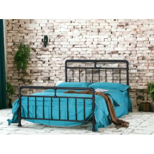 Pippa Metal Bed Frame Black