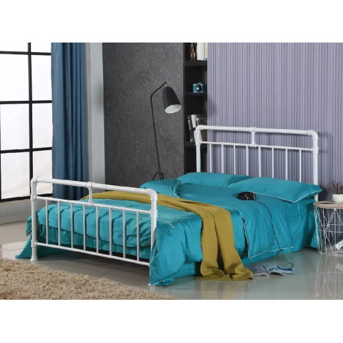 Pippa Metal Bed Frame White