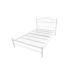 Sussex Metal Bed Frame White without mattress