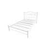 Sussex Metal Bed Frame White without mattress