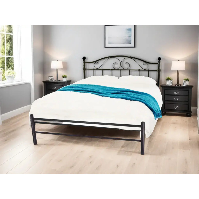 Sussex Metal Bed Frame Black
