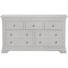 Bordeaux 3 Plus 2 Drawer Chest Pebble Grey Fully Assembled - Home Divine