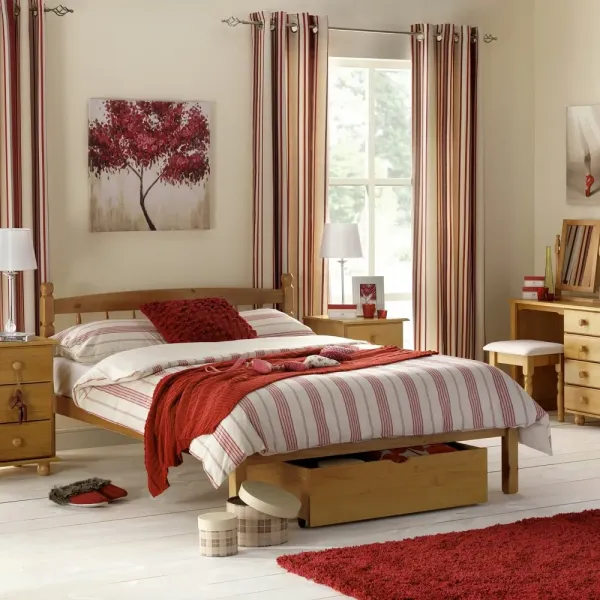 Upgrade Your Bedroom with Home Divine Pickwick Solid Pine Wooden Bed Frame