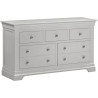 Bordeaux 3 Plus 2 Drawer Chest Pebble Grey Fully Assembled - Home Divine