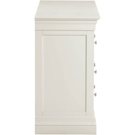Bordeaux 3 Plus 2 Drawer Chest Pebble Grey Fully Assembled - Home Divine