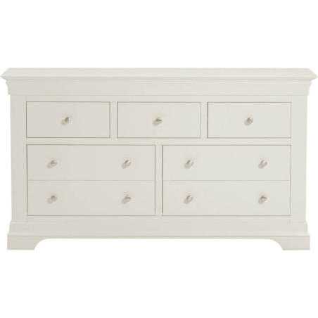 Bordeaux 3 Plus 2 Drawer Chest Pebble Grey Fully Assembled - Home Divine