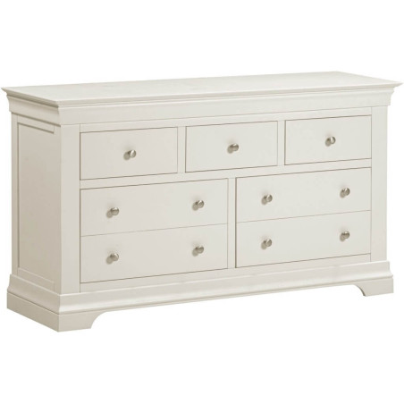 Bordeaux 3 Plus 2 Drawer Chest Pebble Grey Fully Assembled - Home Divine