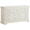 Bordeaux 3 Plus 2 Drawer Chest Pebble Grey Fully Assembled - Home Divine