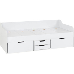 Dante Single Day Bed White side