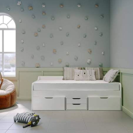 Dante Single Day Bed White front