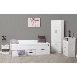 Dante Single Day Bed White bedroom view