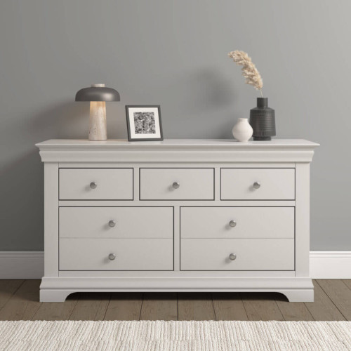 Bordeaux 3 Plus 2 Drawer Chest Ivory