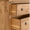 Corona 4 Drawer Chest Distressed Waxed Pine - Home Divine