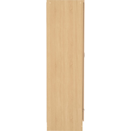 Nevada 2 Door 1 Drawer Wardrobe Sonoma oak effect side panel