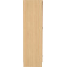 Nevada 2 Door 1 Drawer Wardrobe Sonoma oak effect side panel