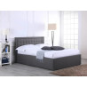 Houston Fabric Ottoman	Bed Frame Grey