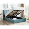Sky Double Ottoman Fabric Bed Frame opened