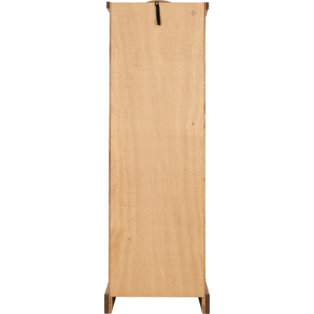 Corona 1 Door Wardrobe Distressed Waxed Pine back