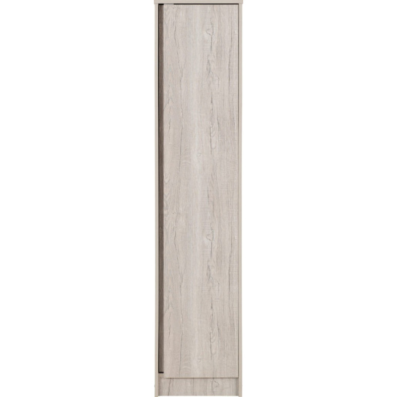 Malvern 1 Door Wardrobe Urban Snow side