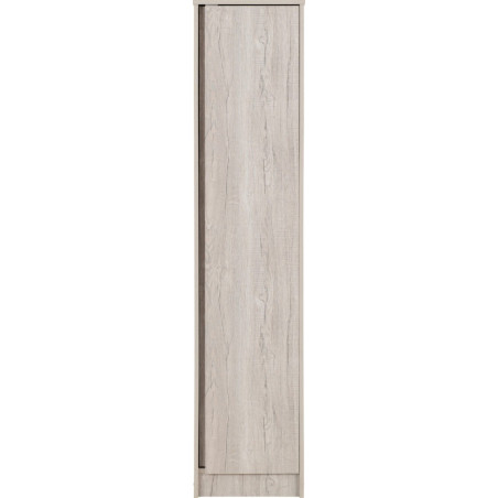 Malvern 1 Door Wardrobe Urban Snow side