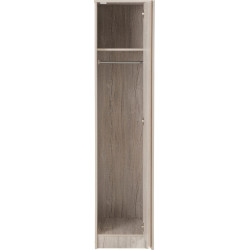Malvern 1 Door Wardrobe Urban Snow edge view
