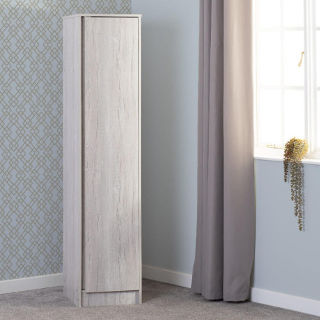 Malvern 1 Door Wardrobe Urban Snow main