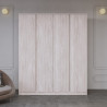 Malvern 4 Door Wardrobe Urban Snow front