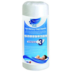 Sareer Gel Foam Matrah Mattress rolled