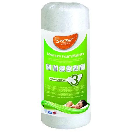 Sareer Matrah Memory Foam Mattress rolled